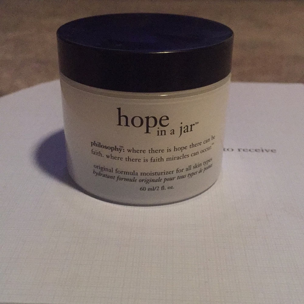 NEVER OPENED Philosophy hope in a jar 2oz